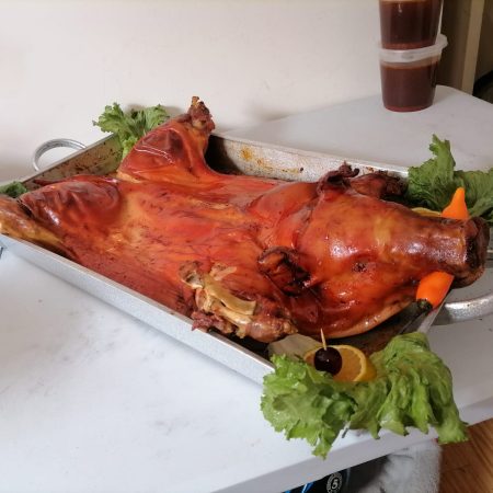 lechon entero de 7 kilos